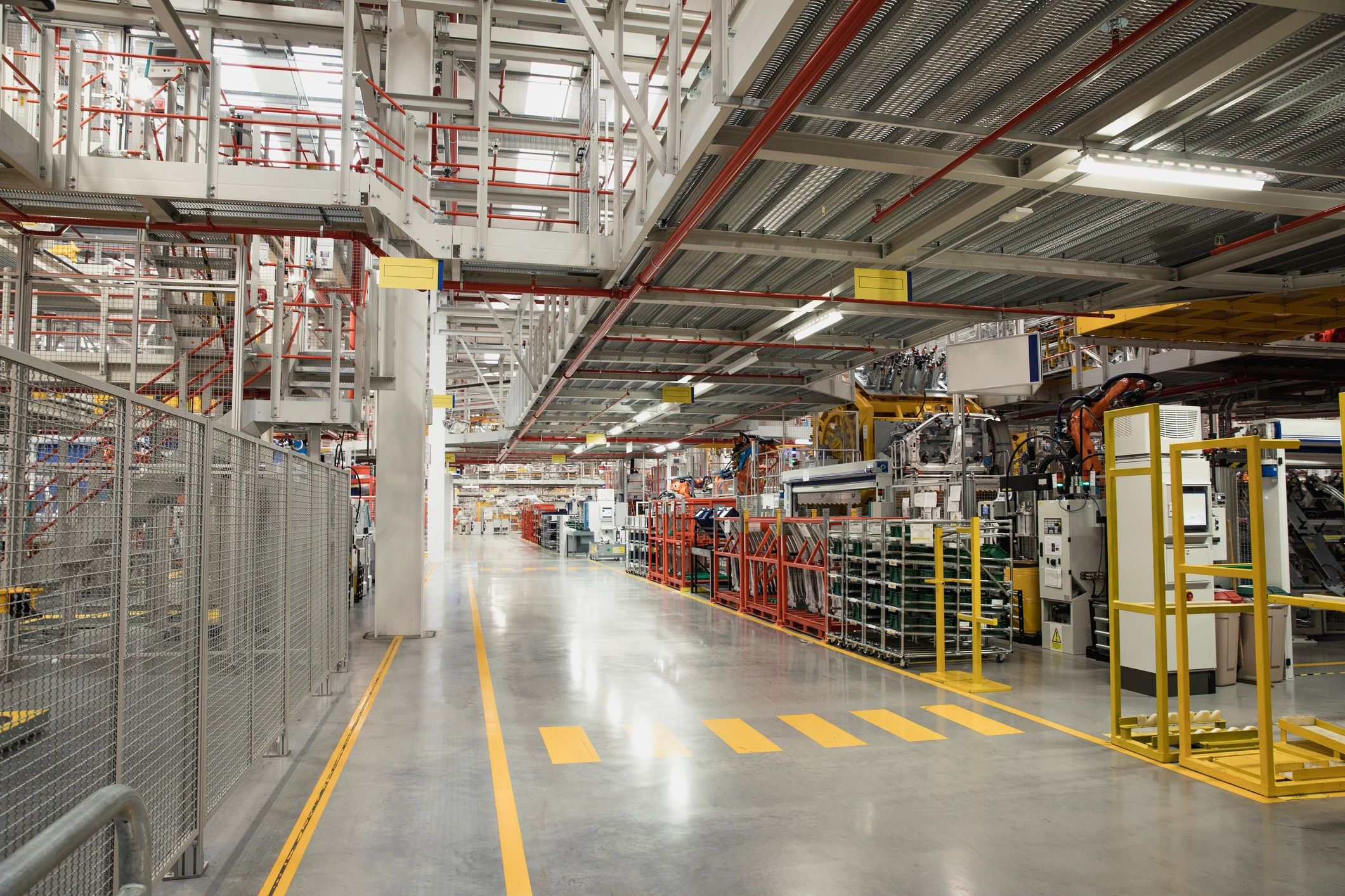 Clean, organized auto service bays